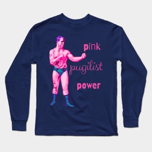 Pink Pugilist Power Long Sleeve T-Shirt